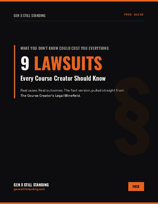 9 Lawsuits Every Course Creator Should Know — free guide