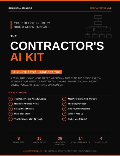 The Contractor's AI Kit — cover